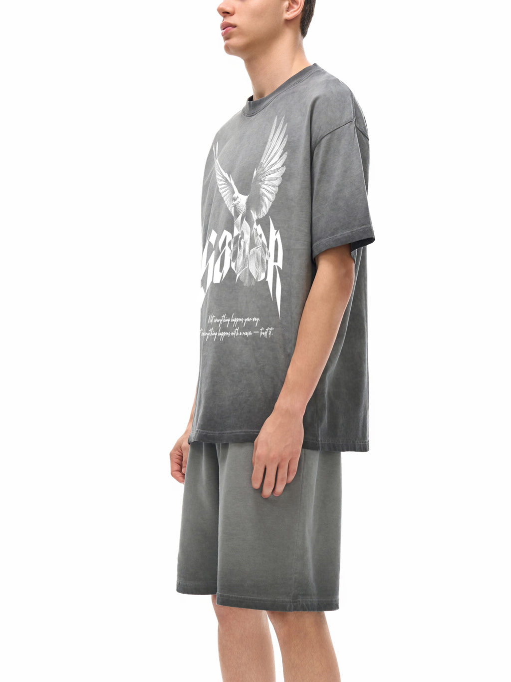 SABAR X RisenRetro Reverse Dyed Loose Cotton T-Shirt