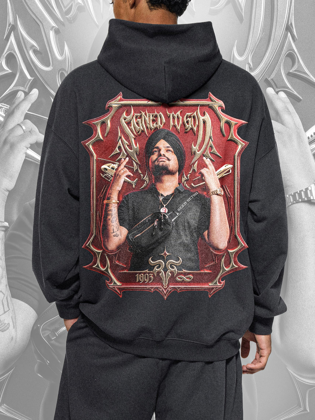 SIGNED TO GOD | PLUS SIZE | Oversize Heavyweight Fleece Hoodie
