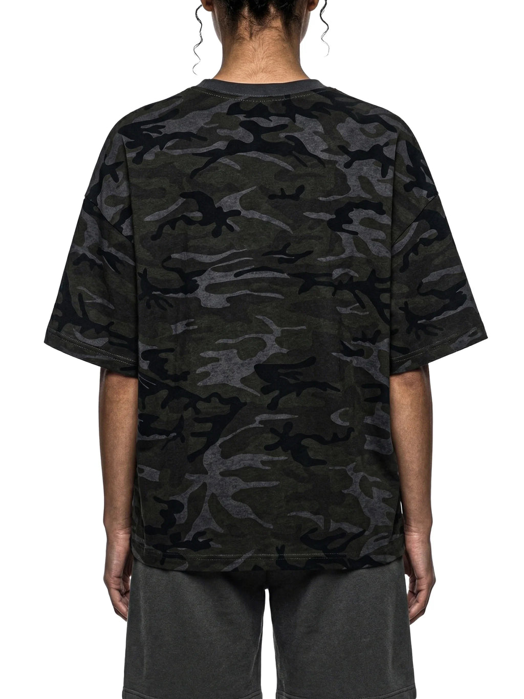 Make Moves Camo X Risen Retro Unisex Camo Boxy T-Shirt