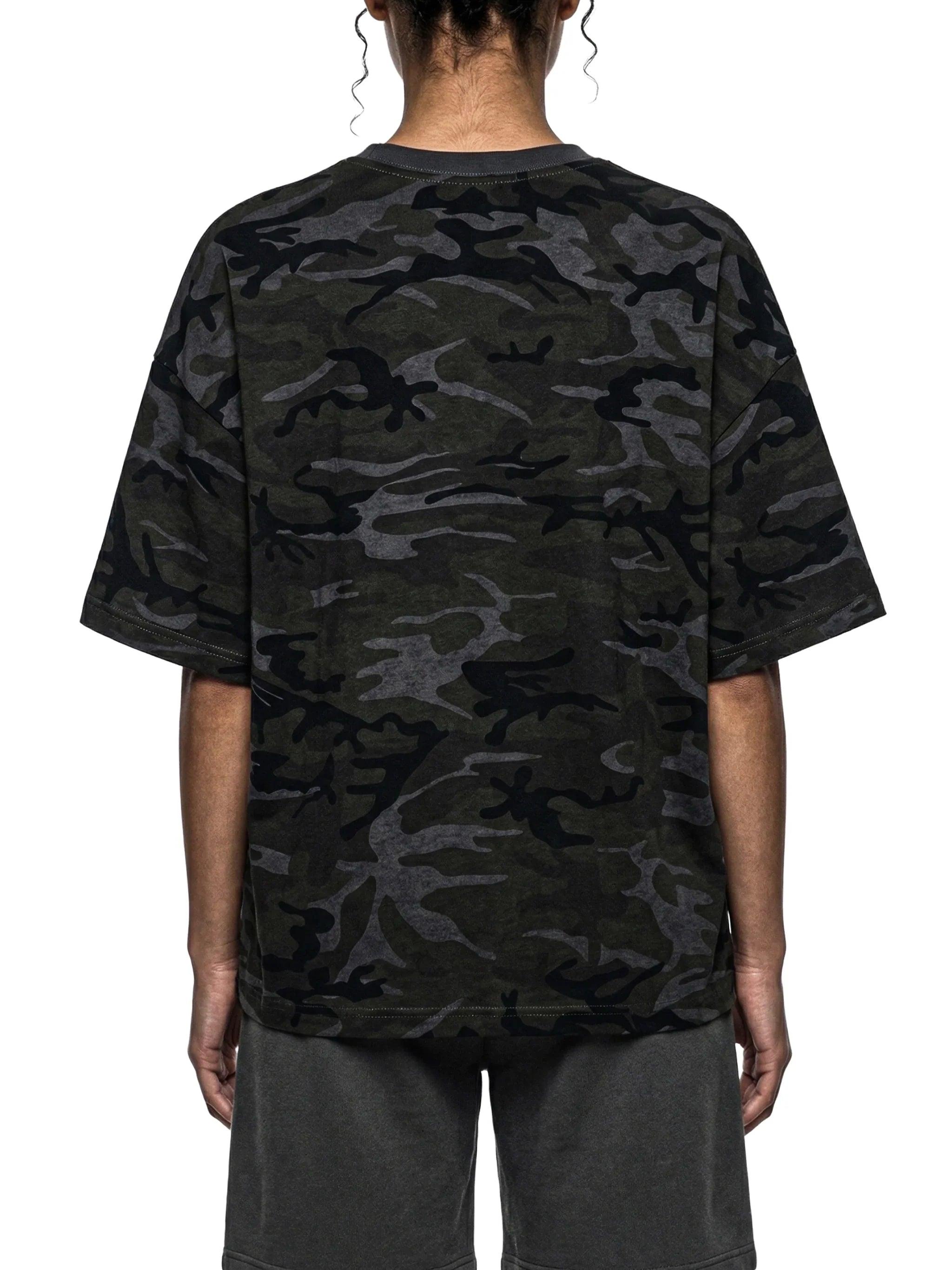 Make Moves Camo X Risen Retro Unisex Camo Boxy T-Shirt