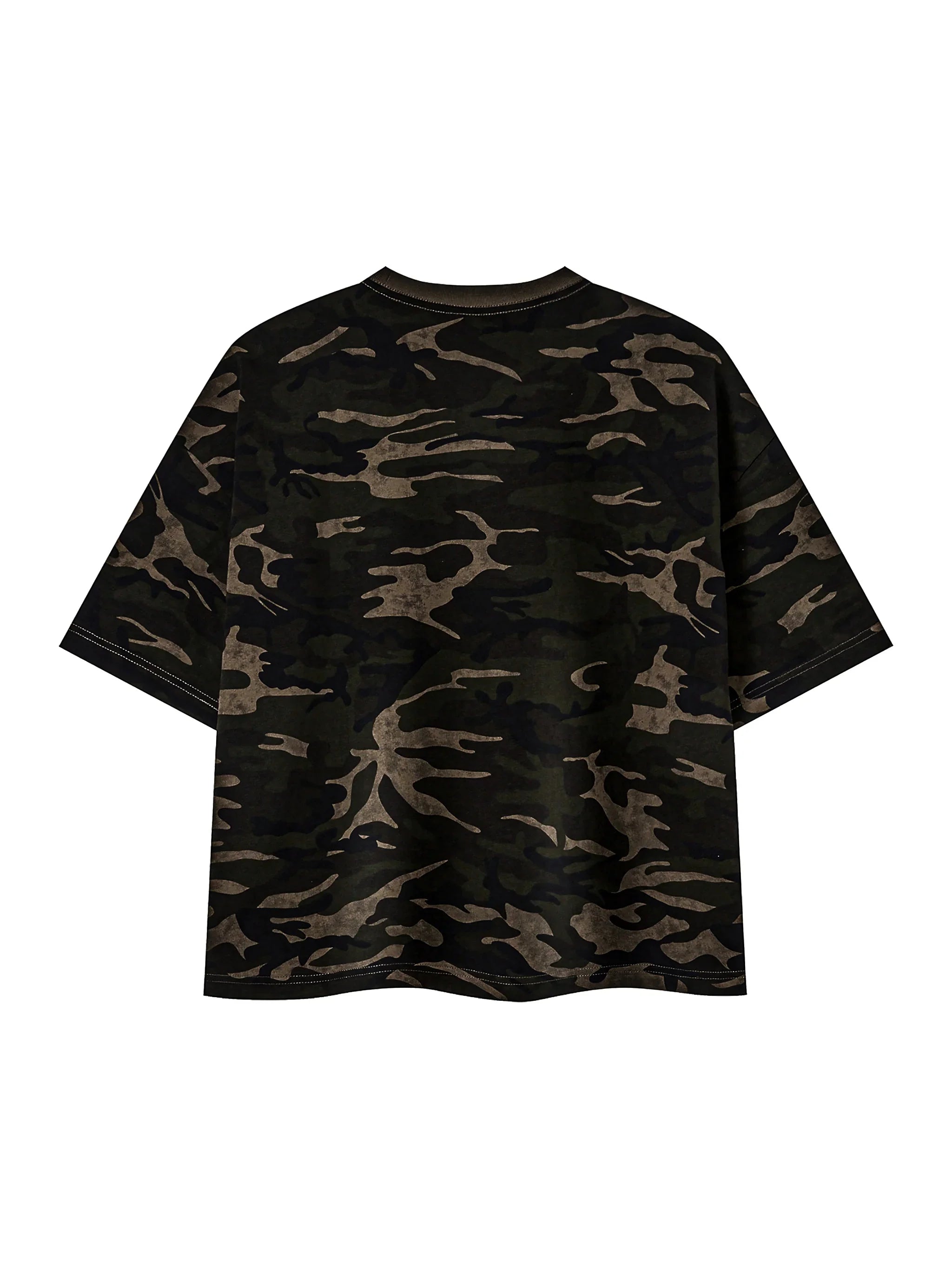 Make Moves Camo X Risen Retro Unisex Camo Boxy T-Shirt