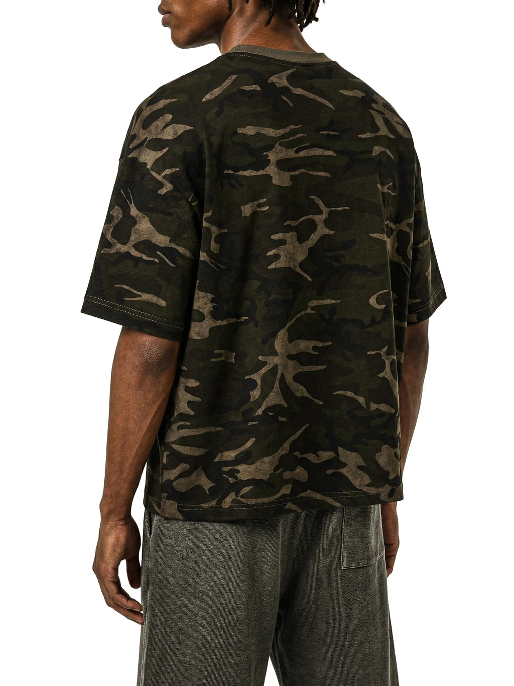 Make Moves Camo X Risen Retro Unisex Camo Boxy T-Shirt