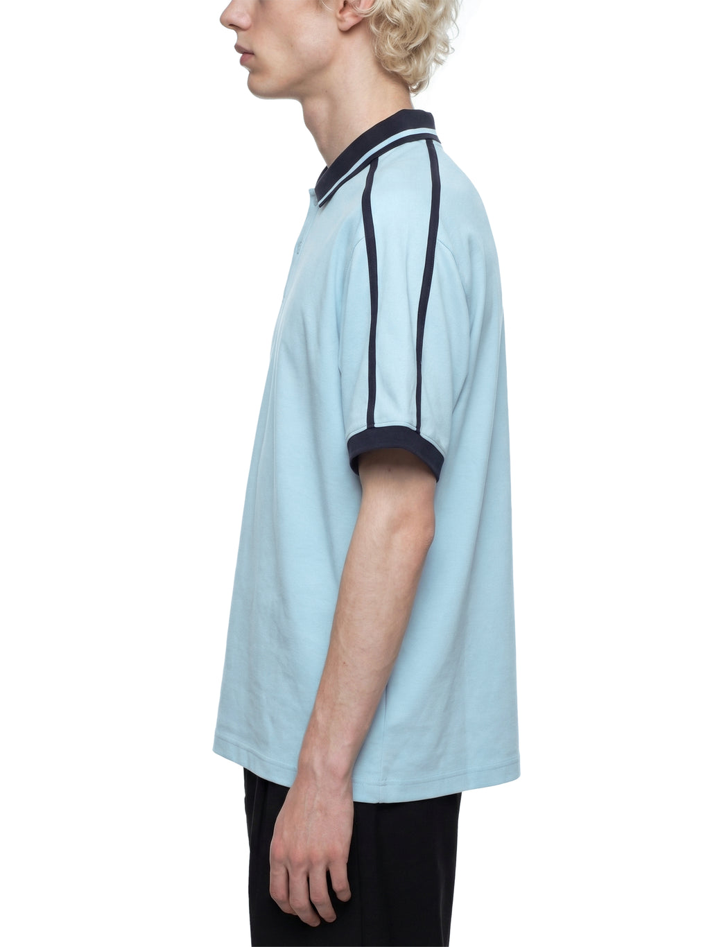 PANJAB LEGACY x RisenRetro Unisex Contrast Piping Polo Shirt