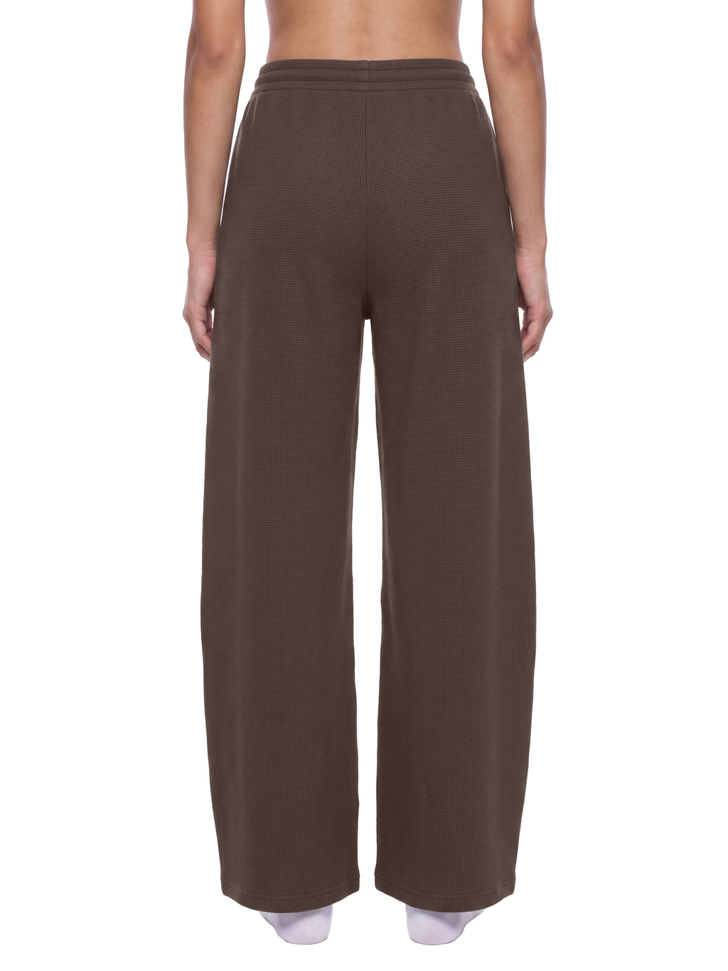 RISENRETRO x Unisex Waffle Barrel Leg Pants