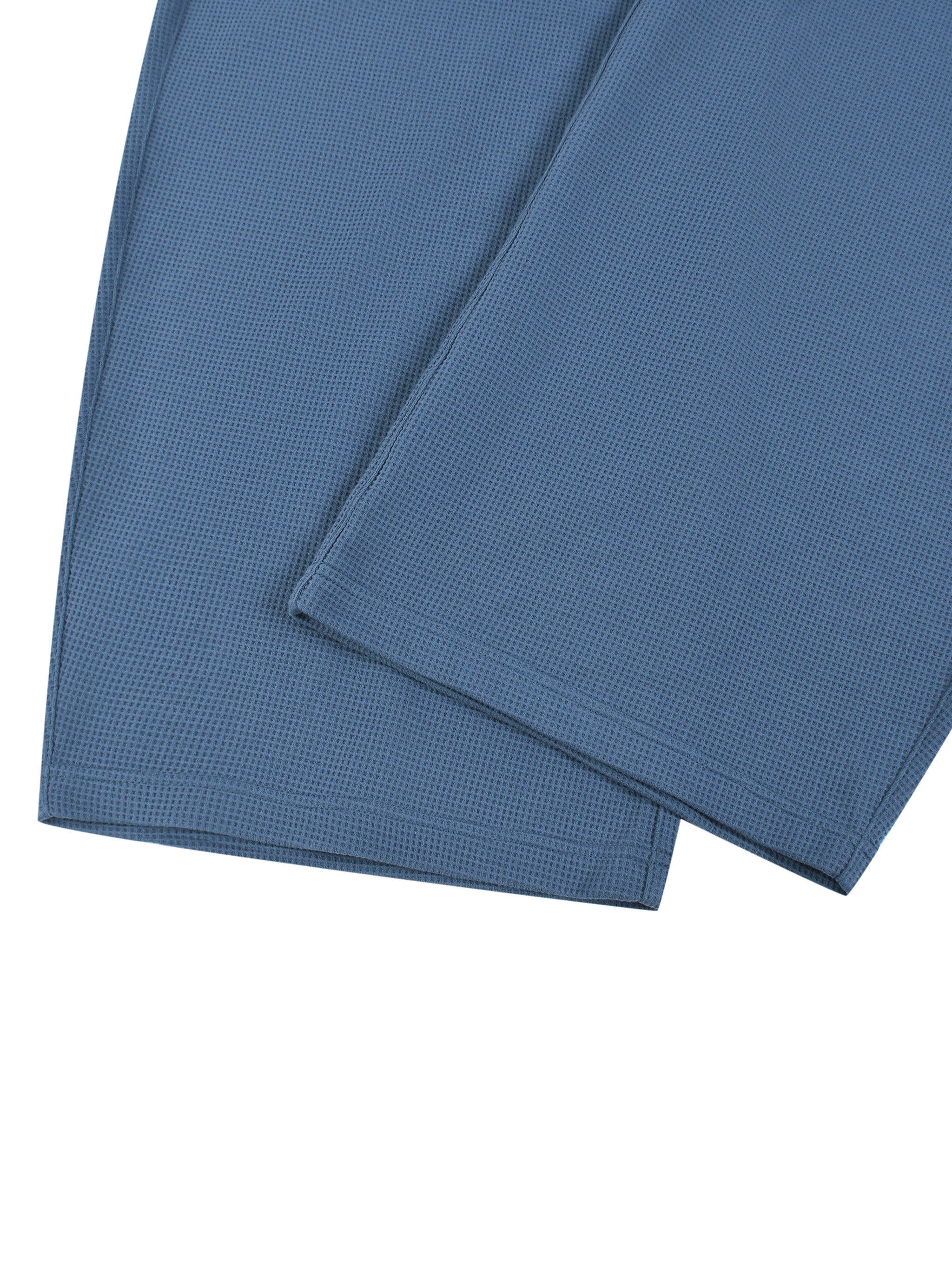 RISENRETRO x Unisex Waffle Barrel Leg Pants