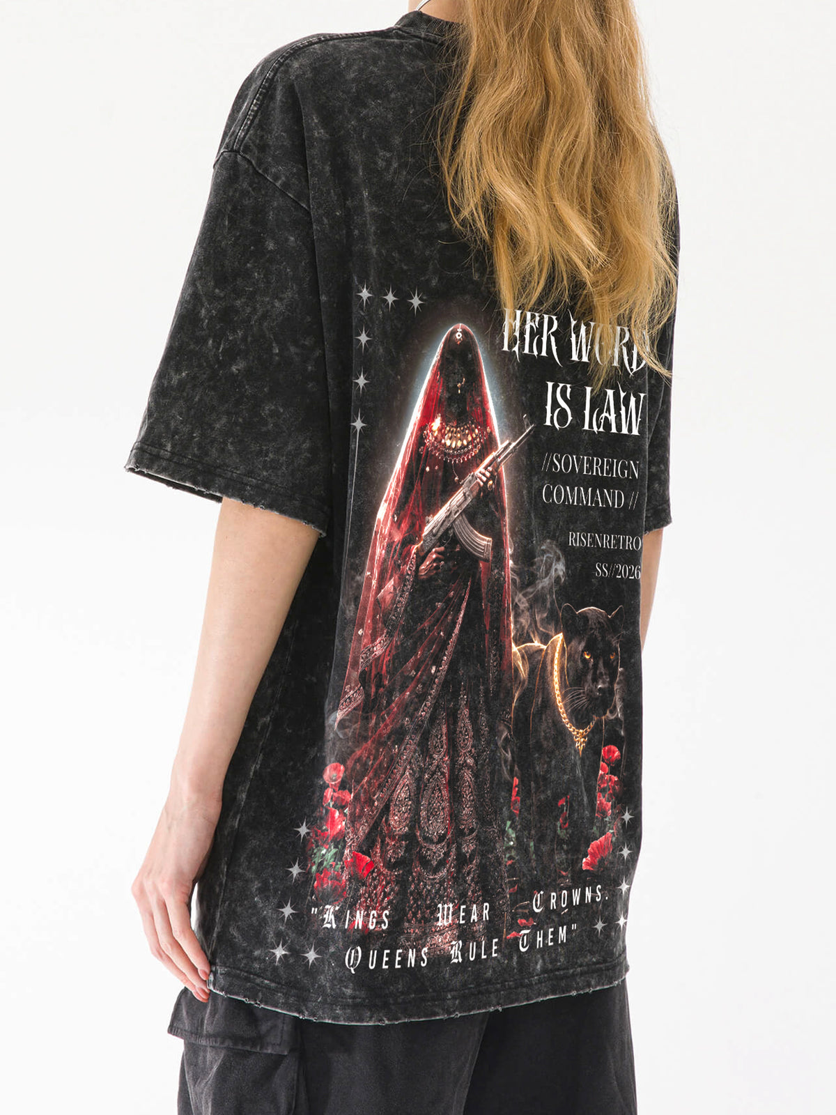 HER WORD IS LAW | PREMIUM+ | Unisex Snow Wash T-shirt