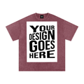 CUSTOM ORDER X RisenRetro Snow Washed Oversized Cotton T-Shirt