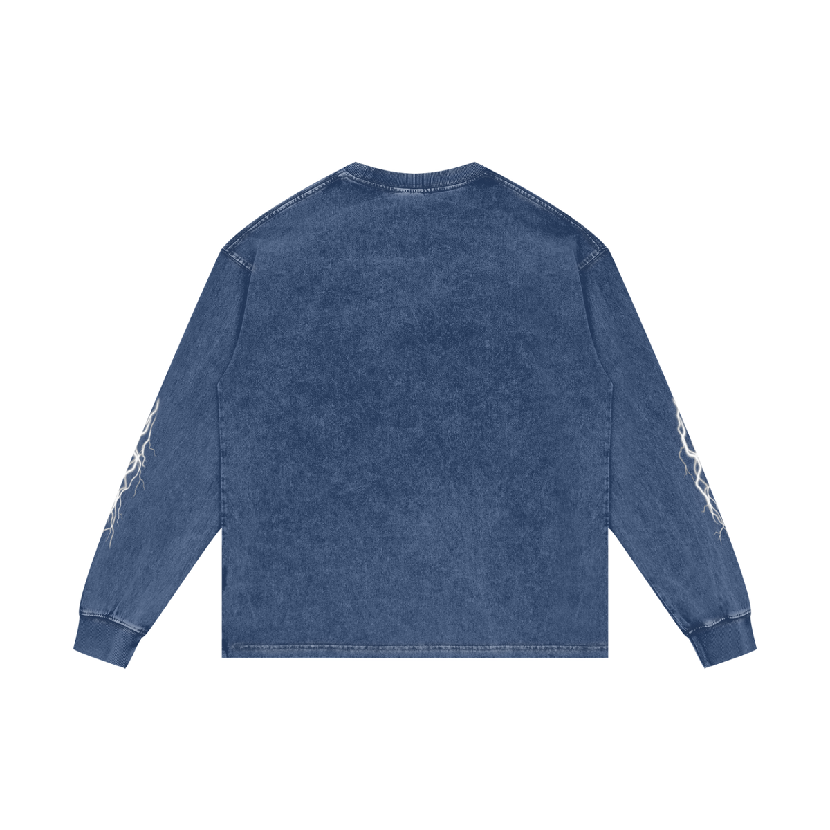 Panjab Bandana Flash V4 | RISENRETRO | Acid Wash Oversize Long Sleeve T-Shirt
