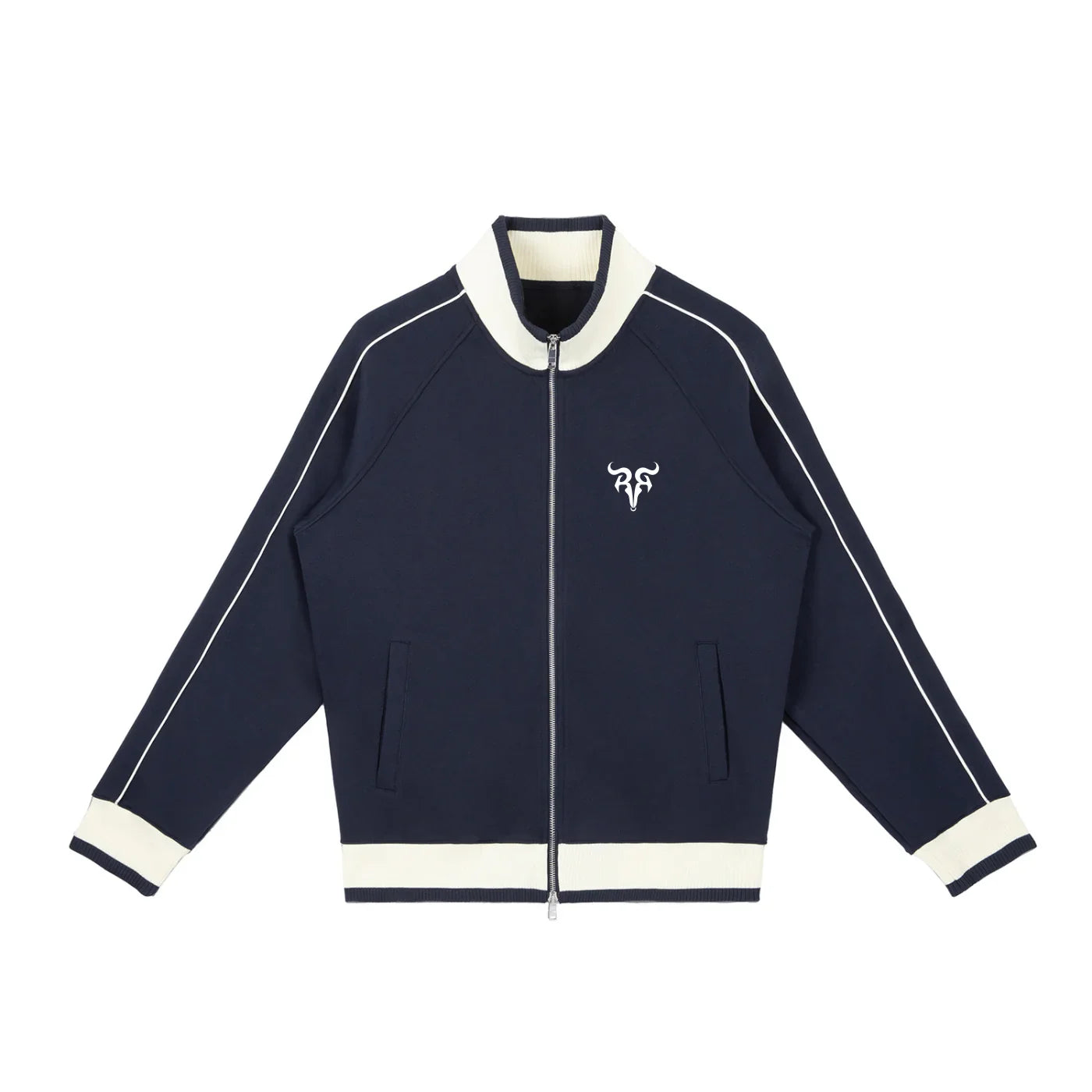 Veste de survêtement Risen Retro à manches raglan et fermeture éclair, color block