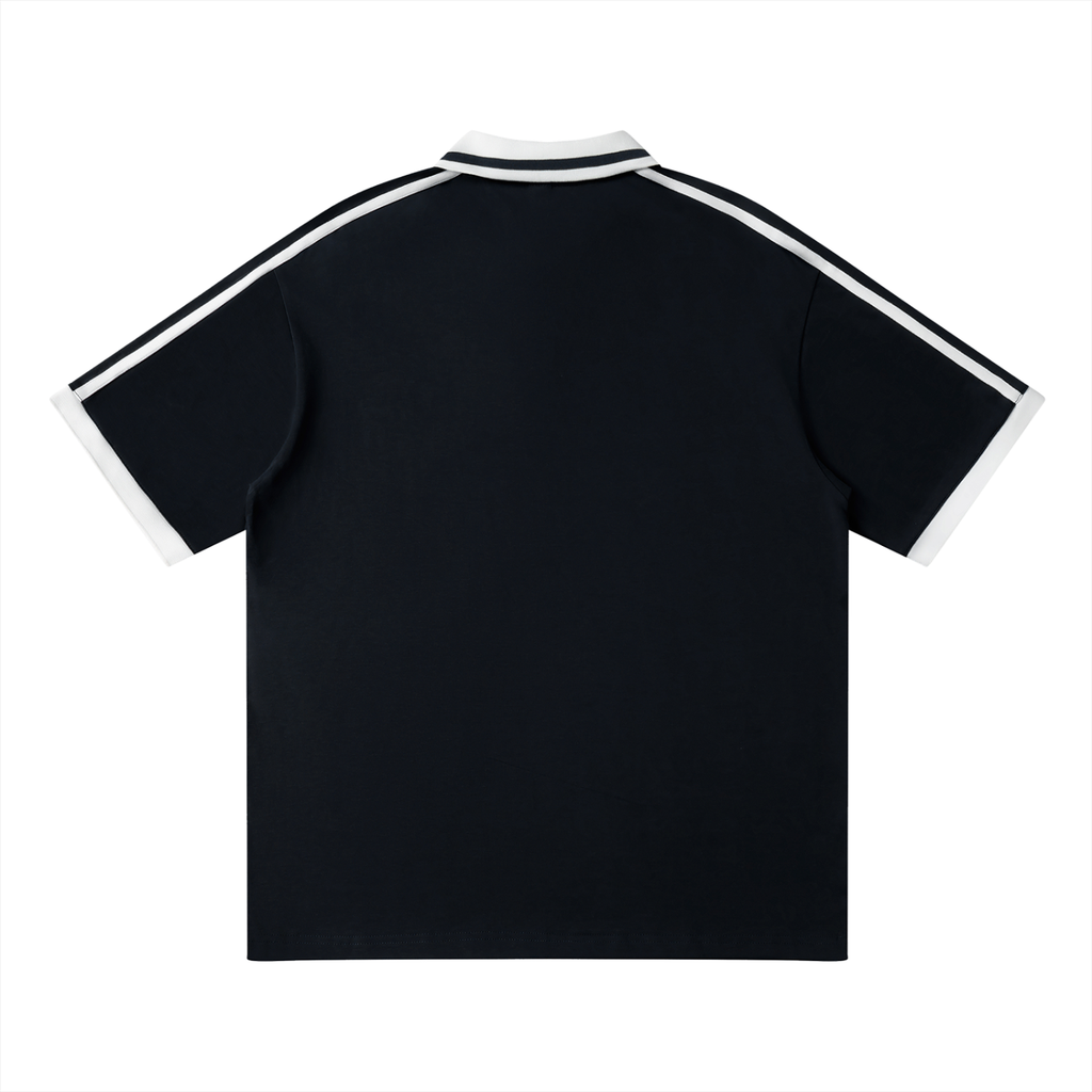 PANJAB LEGACY X RisenRetro Unisex Contrast Piping Polo Shirt