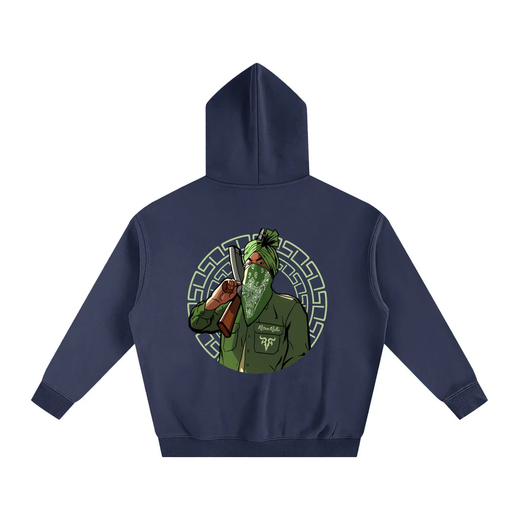 Sweat à capuche oversize en polaire SMW OG
