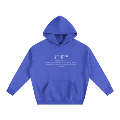 Gangsta Oversize Fleeced Hoodie