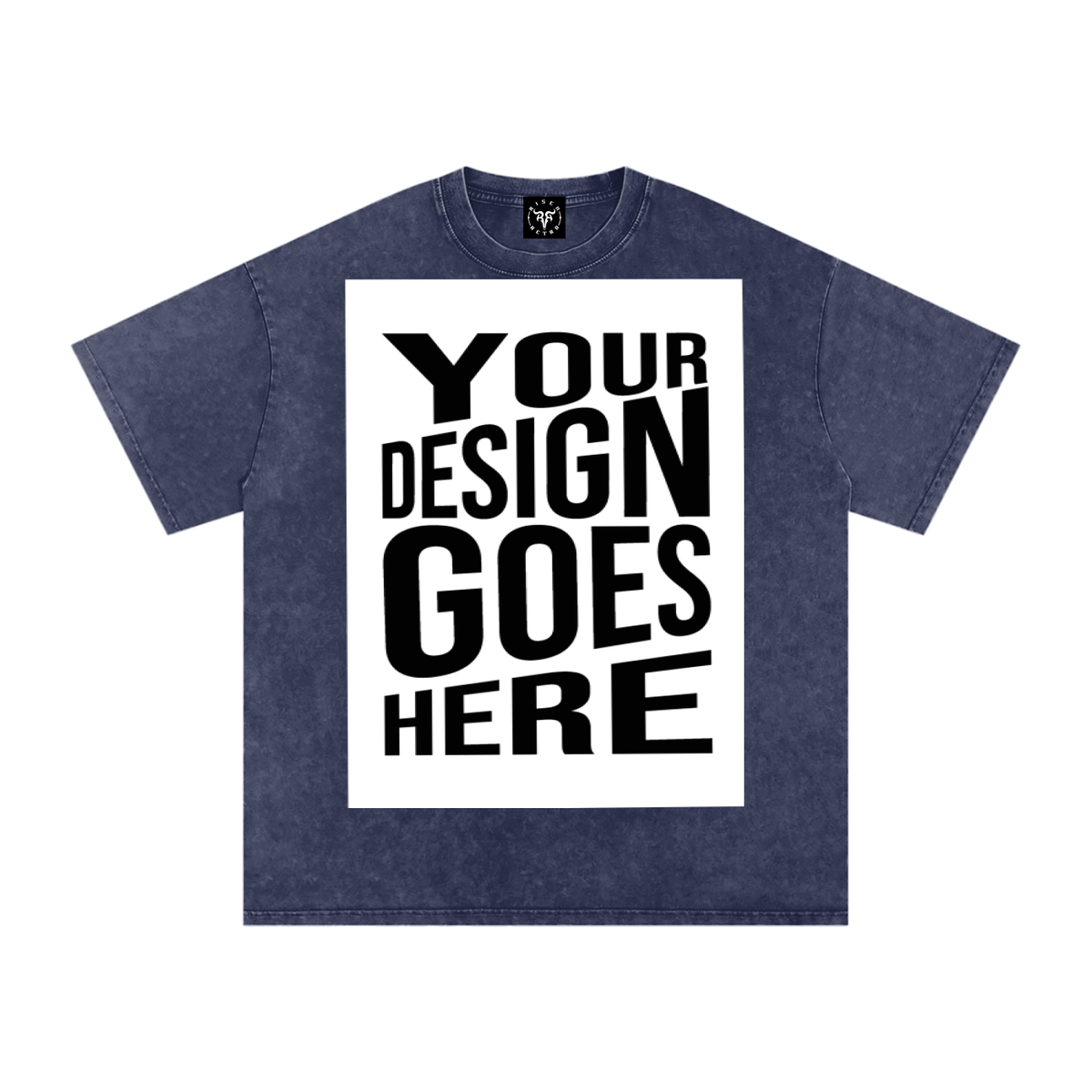 CUSTOM ORDER X RisenRetro Snow Washed Oversized Cotton T-Shirt