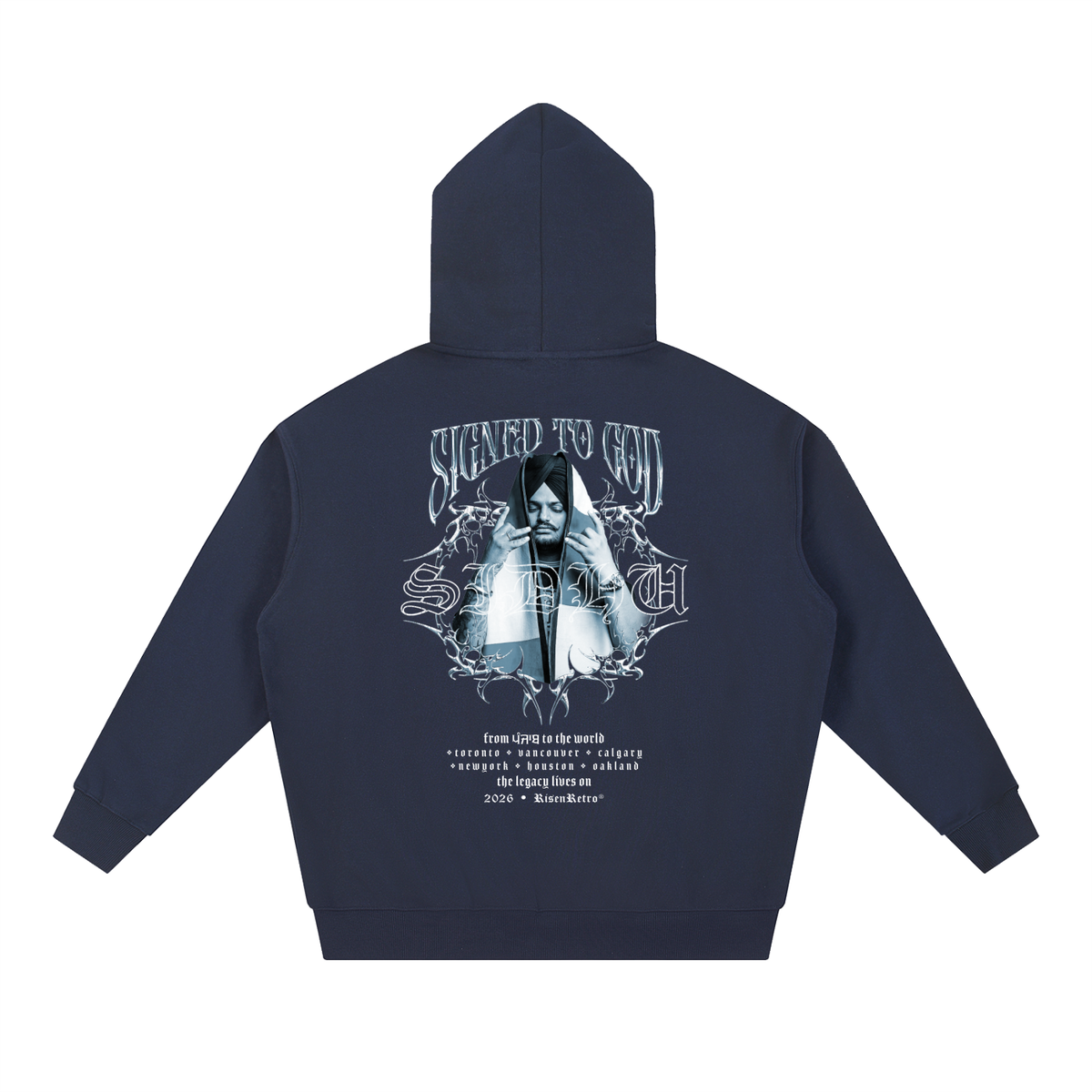SIGNED TO GOD | Essential Heavyweight Hoodie | SMW | RISENRETRO