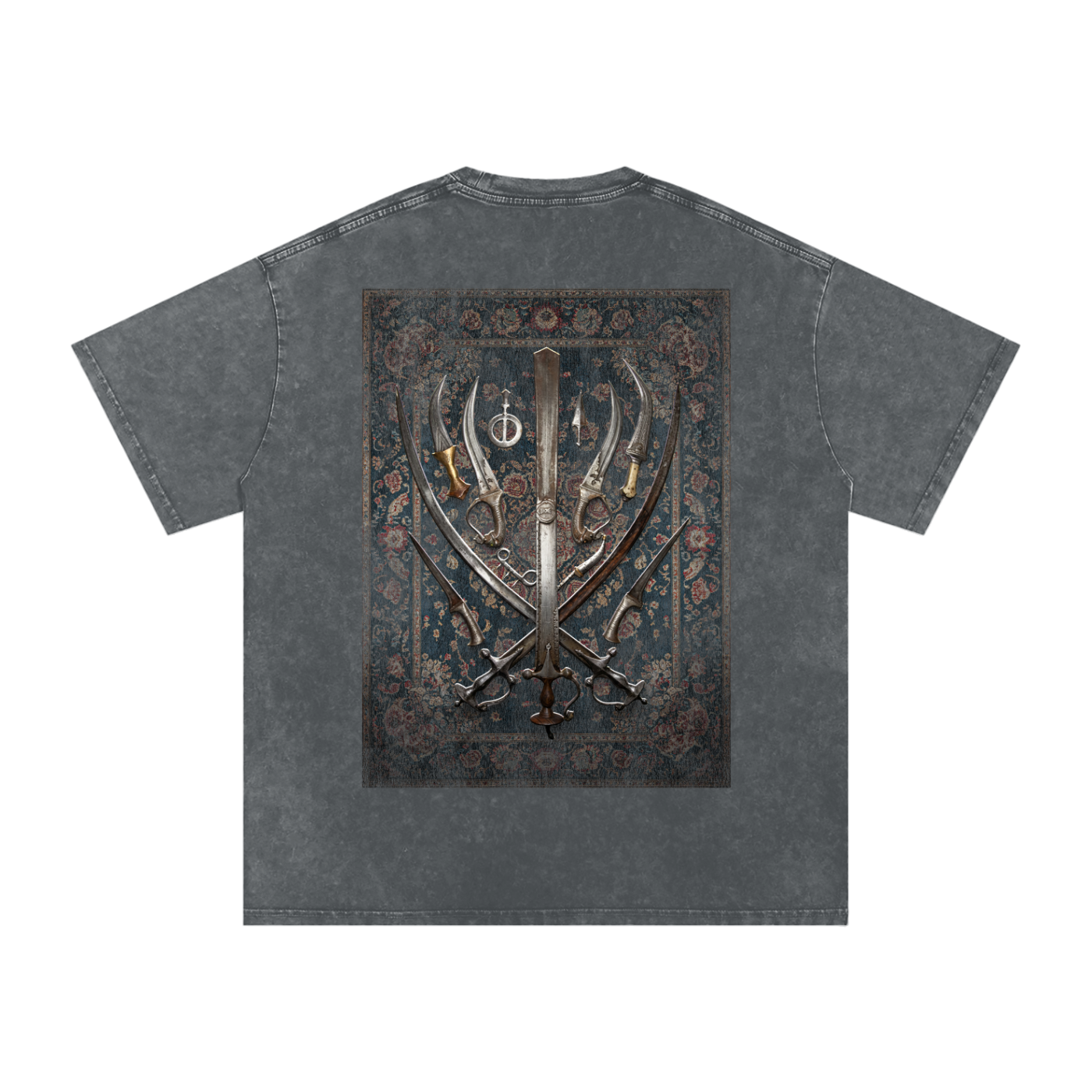 SIKH ARMORY  Washed Oversized Cotton T-Shirt