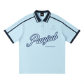 PANJAB LEGACY x RisenRetro Unisex Contrast Piping Polo Shirt