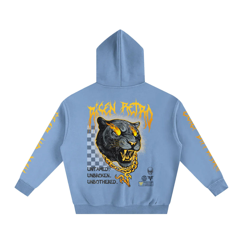 Sweat à capuche oversize en polaire Rage RR