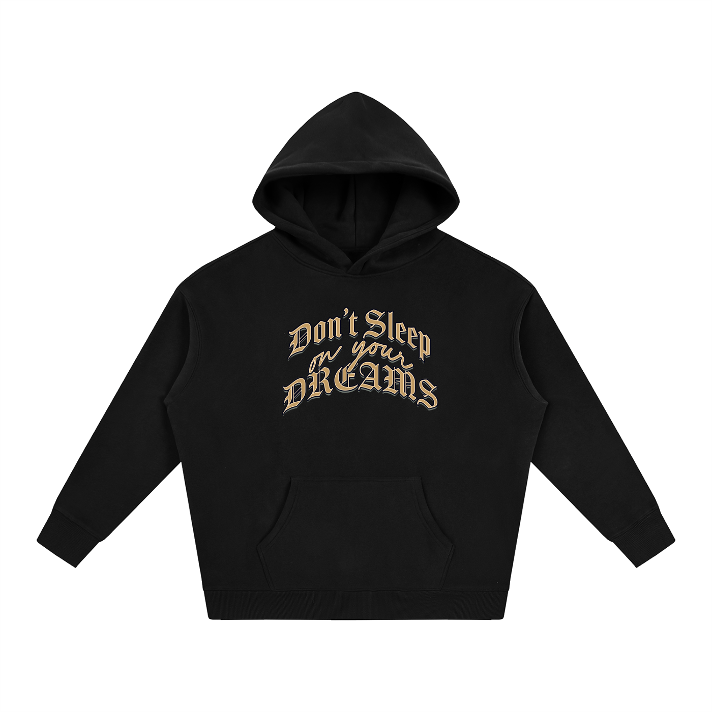 Don't Sleep On Your Dreams X RisenRetro Oversize Fleeced Hoodie