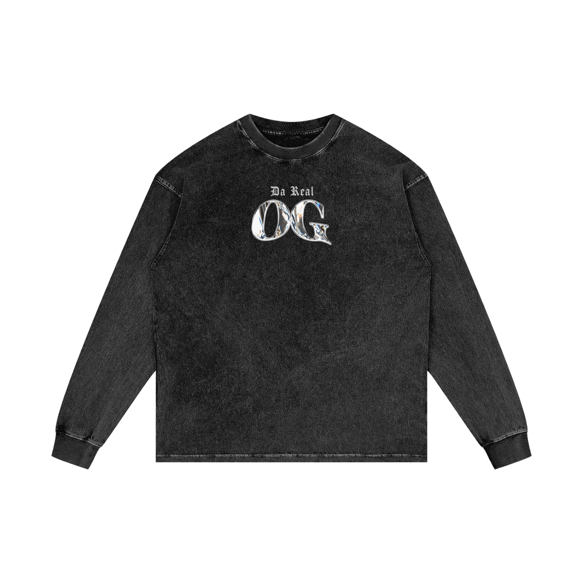 DA REAL OG | RISENRETRO | Acid Wash Oversize Long Sleeve T-Shirt