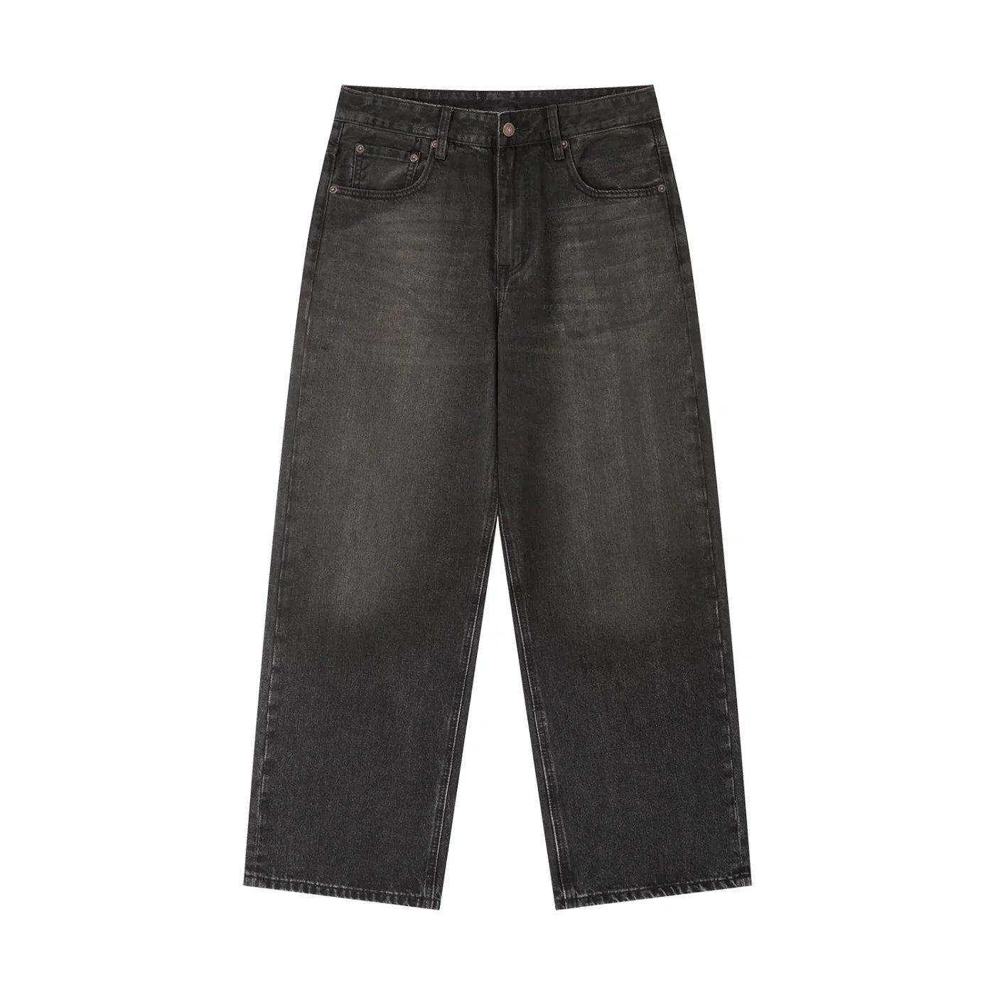 RisenRetro Vintage Wash Heavyweight Denim Jeans