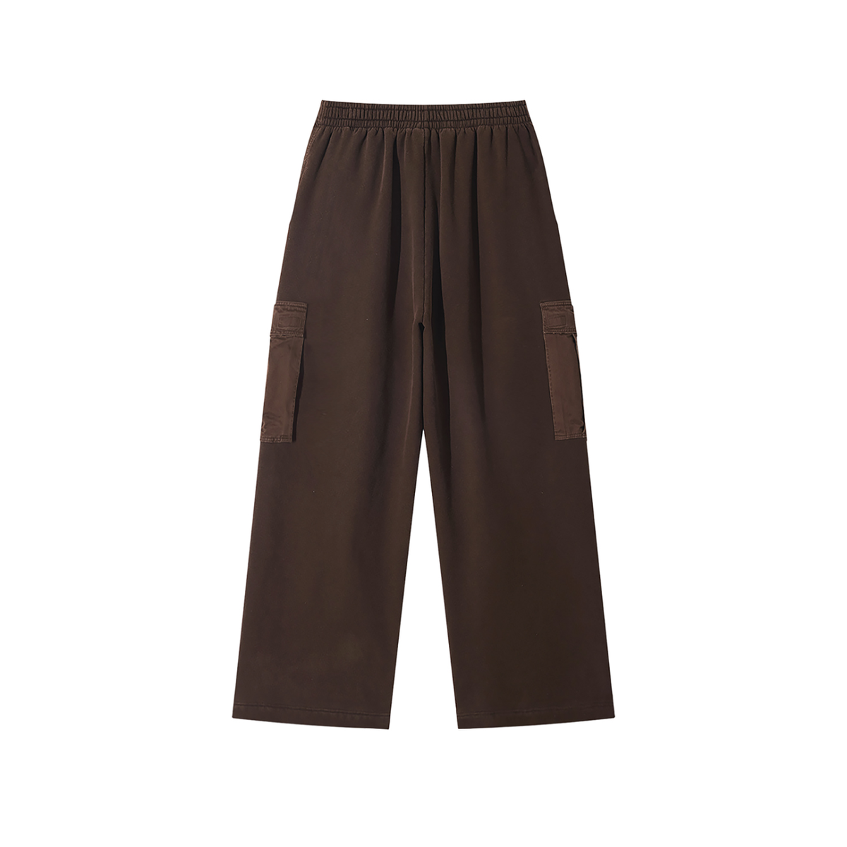 RISENRETRO | Unisex Sunfade Washed Fleece Cargo Pants