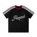 Panjab Legacy  X Risen Retro Unisex Colorblock Striped T-Shirt