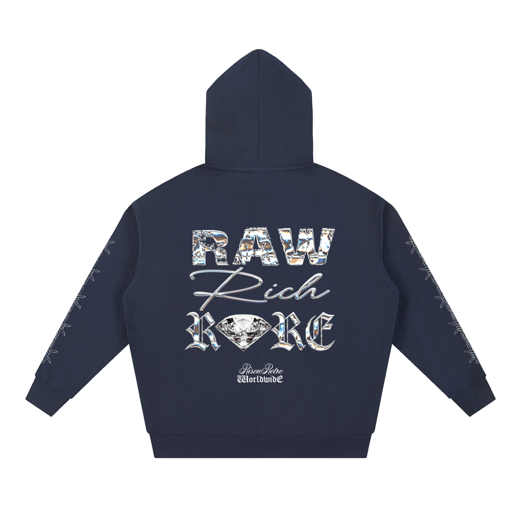 Raw Rich Rare X RisenRetro Essential Heavyweight Hoodie