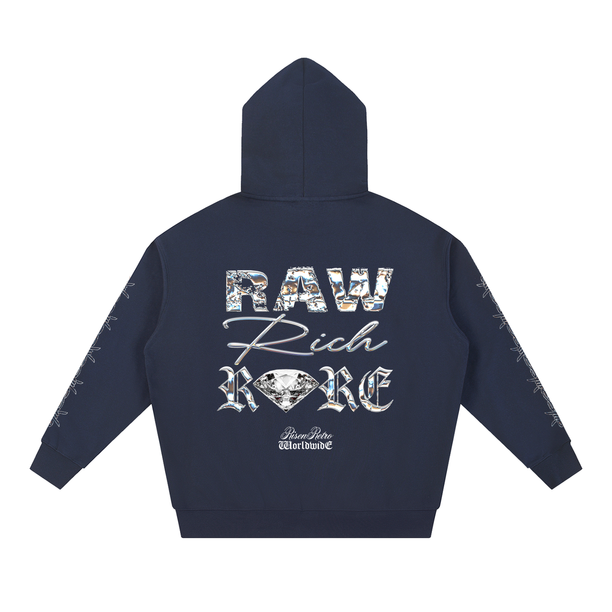 Raw Rich Rare X RisenRetro Essential Heavyweight Hoodie