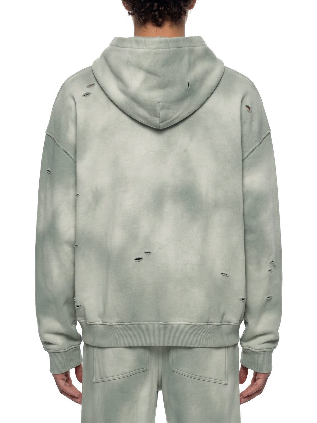 RISENRETRO X Unisex Sunfade Frayed Fleece tracksuit