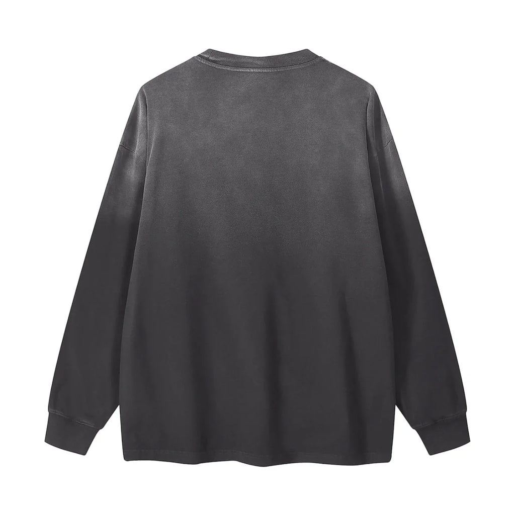 Trust The Process X RisenRetro Gradient Washed Long Sleeve T-Shirt