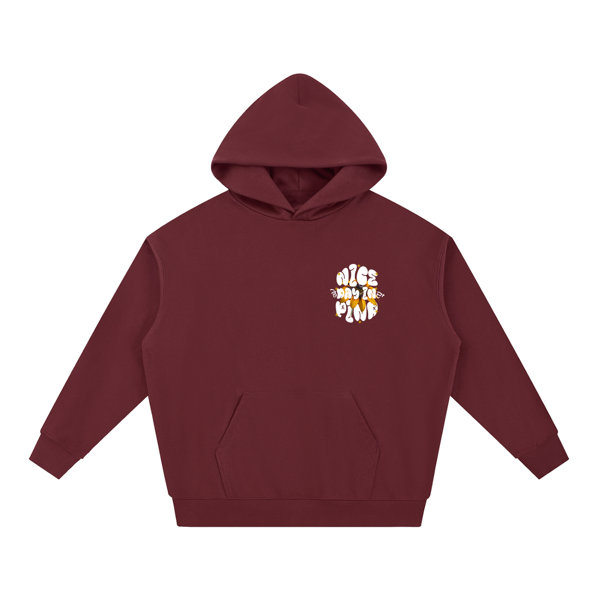 Nice Day in Da Pind Essential Heavyweight Hoodie | RisenRetro