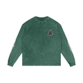 Panjab Bandana Flash V2 | RisenRetro | Acid Wash Oversize Long Sleeve T-Shirt