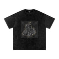 T-shirt oversize en coton délavé Panjab X Bandana Paisley v2