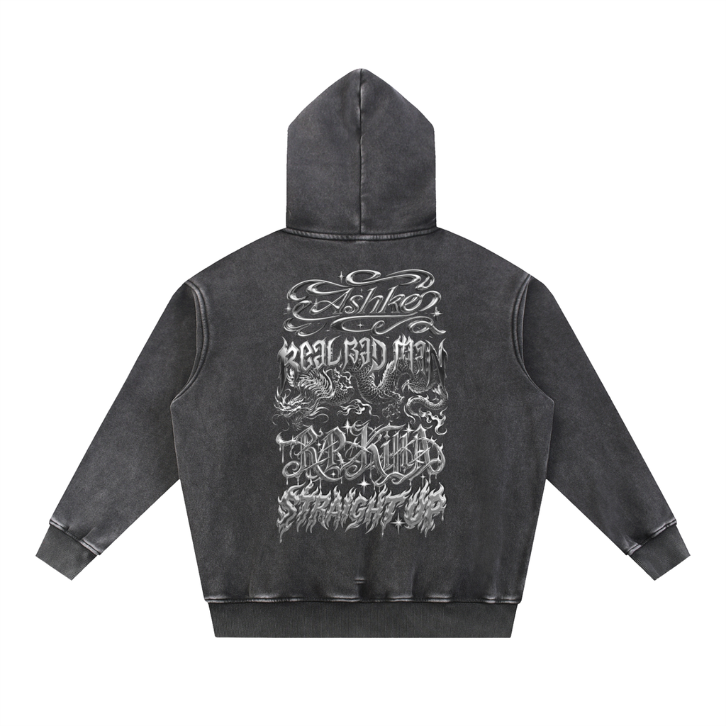 AUJLA SZN Snow Wash Fleece Oversize Hoodie