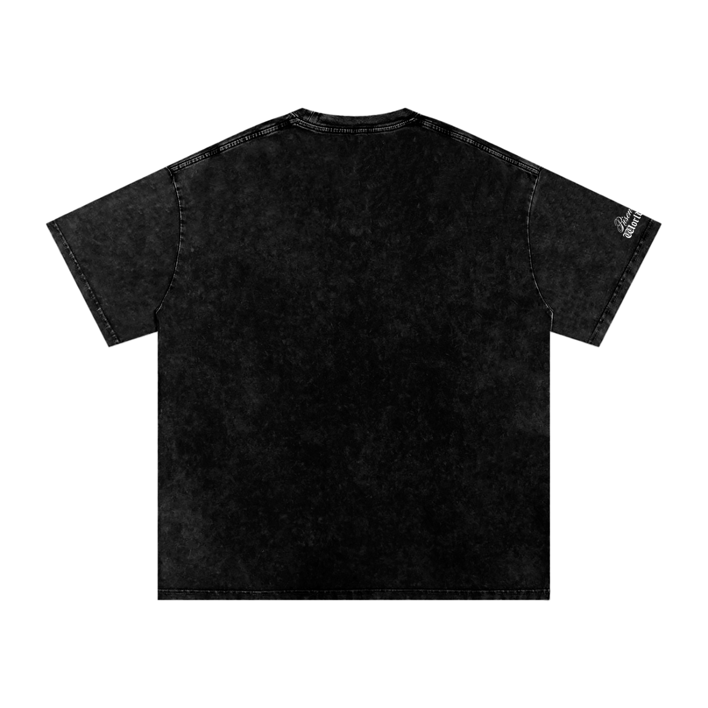 RAW RICH RARE X Risen Retro V2 Snow Washed Oversized Cotton T-Shirt