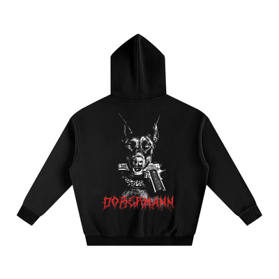 DoberMann 2 X RisenRetro Oversize Fleeced Hoodie