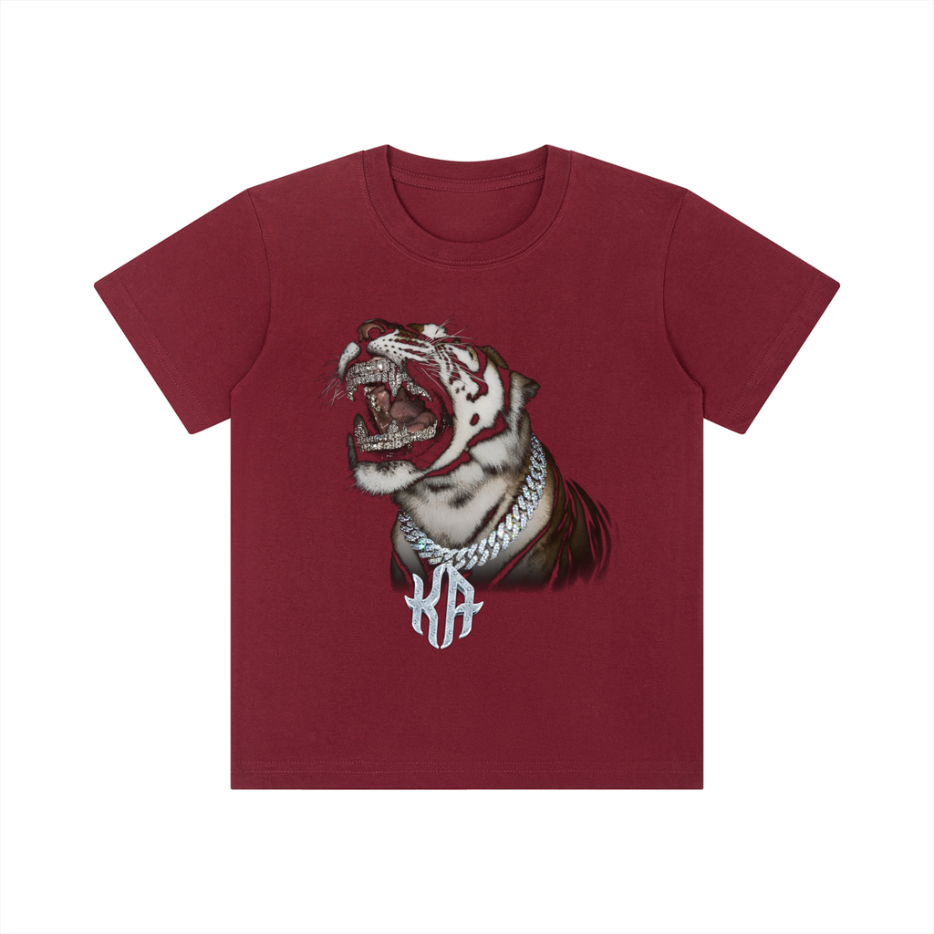 TIGER ROAR | RisenRetro | Kid's Crewneck Short Sleeve T-Shirt