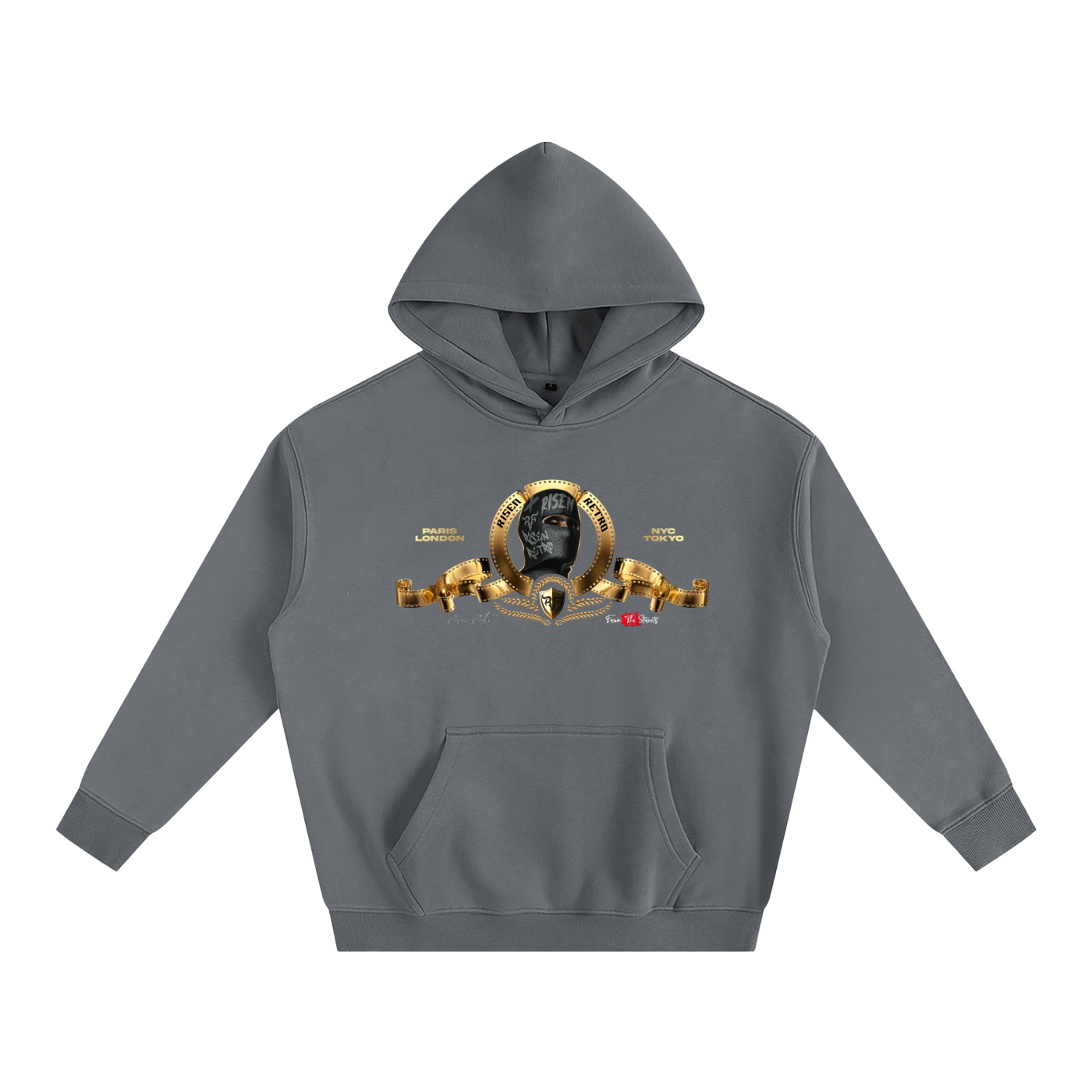 MGM X RisenRetro Oversize Fleeced Hoodie