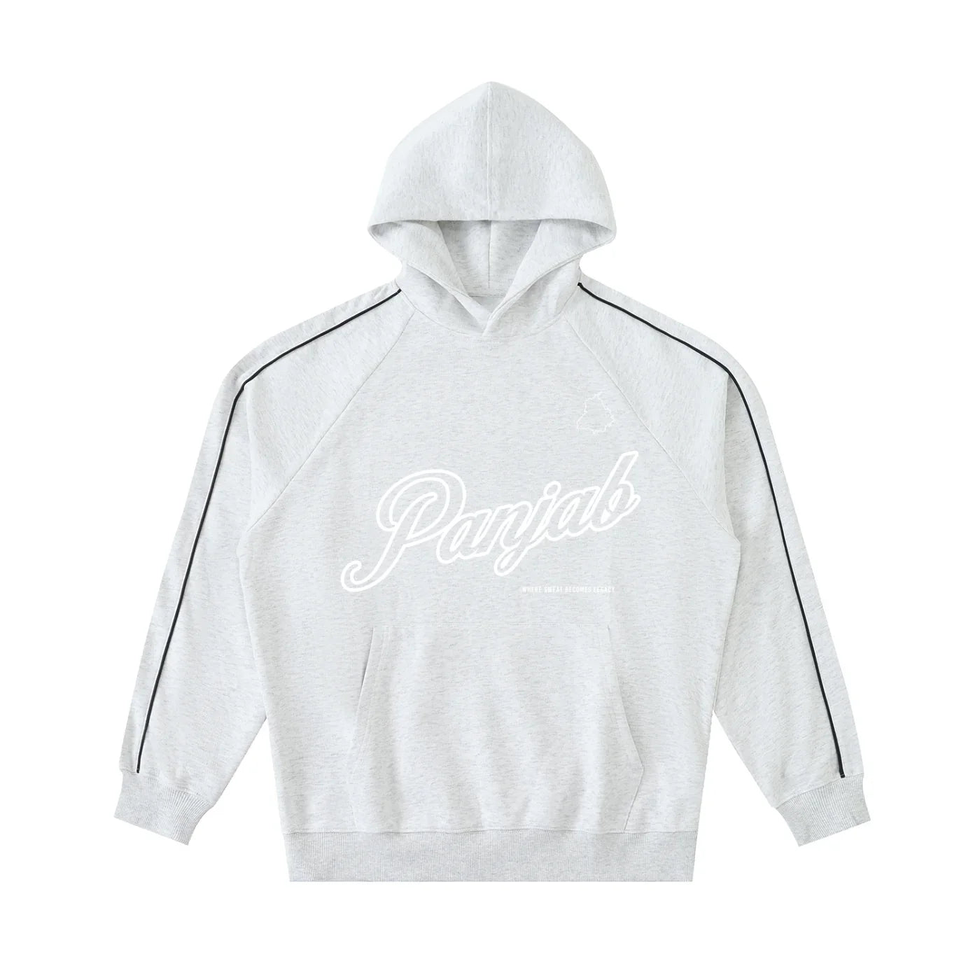 Panjab Legacy X Risen Retro Contrast Piping Raglan Hoodie