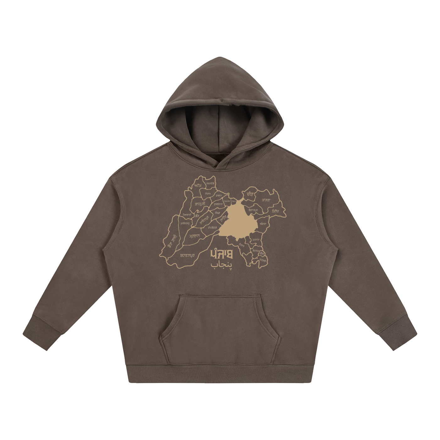 MAHARANI JIND KAUR RisenRetro Oversize Fleeced Hoodie