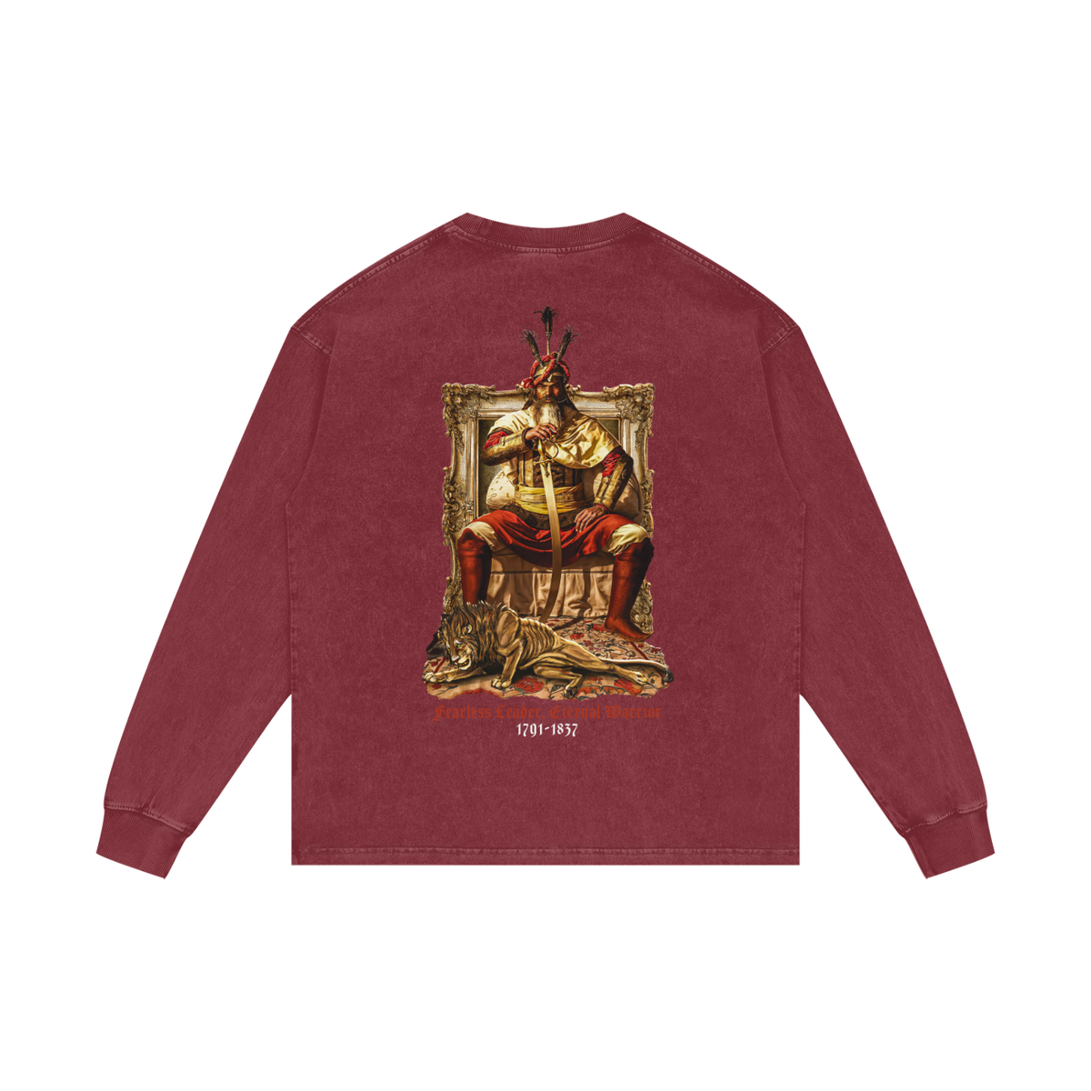 Hari Singh Nalwa | RisenRetro | Acid Wash Oversize Long Sleeve T-Shirt