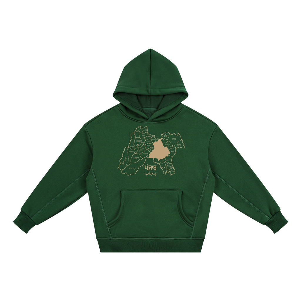 Panjab undivided map Essential Kids' Fleece Hoodie