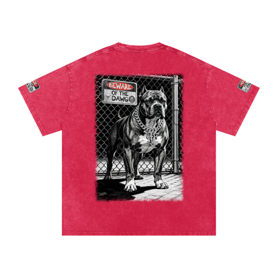 Beware of the Dawg Washed Oversized Cotton T-Shirt