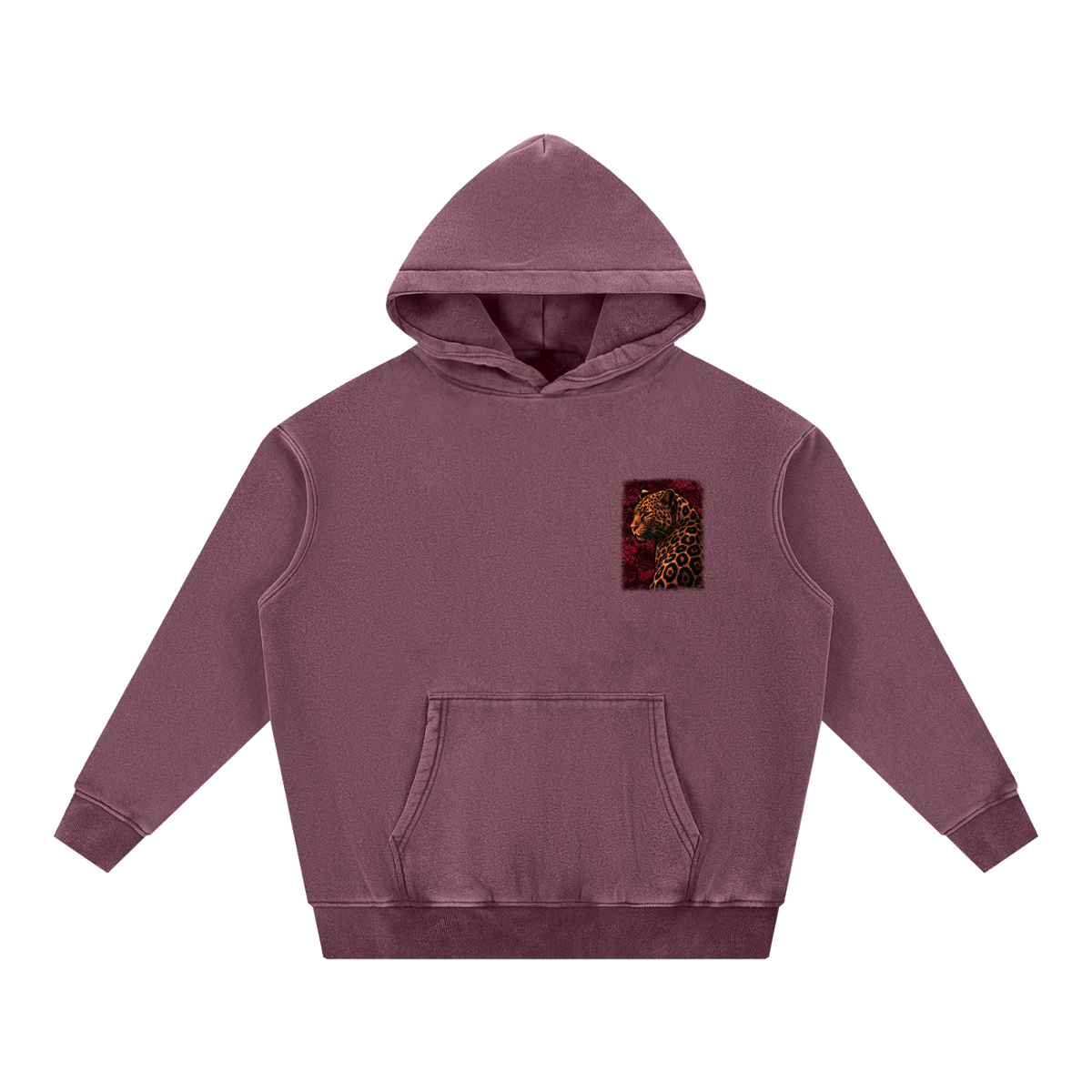 Savage Bloom X RisenRetro Unisex Snow Wash Fleece Oversize Hoodie