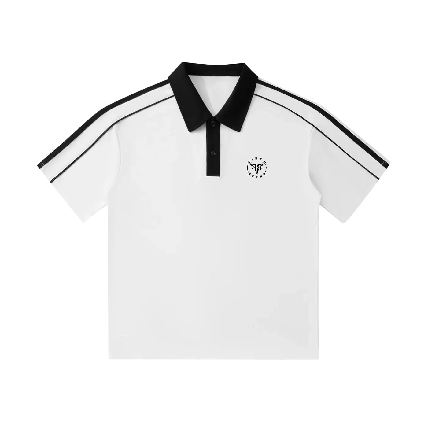 Punjab Polo Club X Risen Retro Contrast Collar Short-Sleeve Polo Shirt
