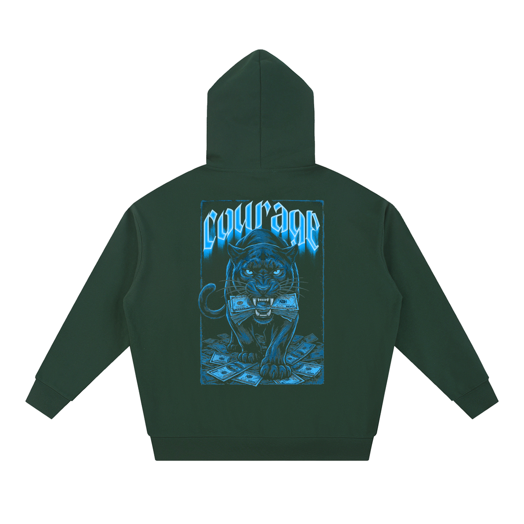 Courage  Essential Heavyweight Hoodie | RisenRetro