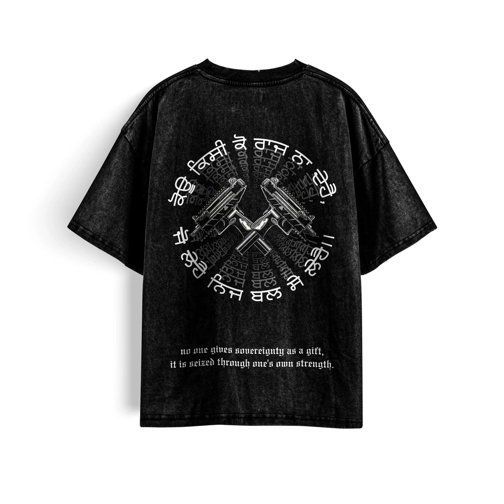 T-shirt oversize délavé FORCE OF WILL