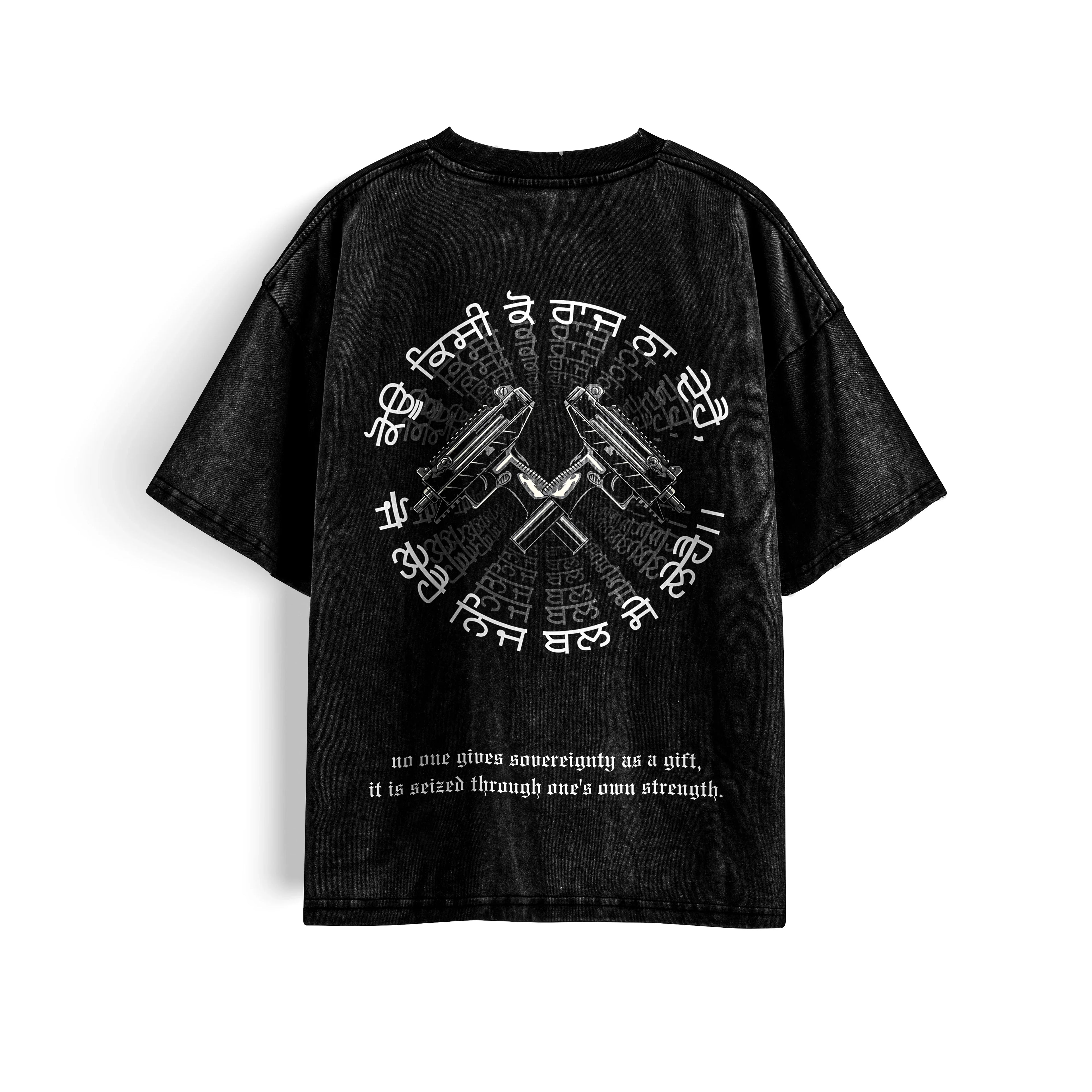 T-shirt oversize délavé FORCE OF WILL