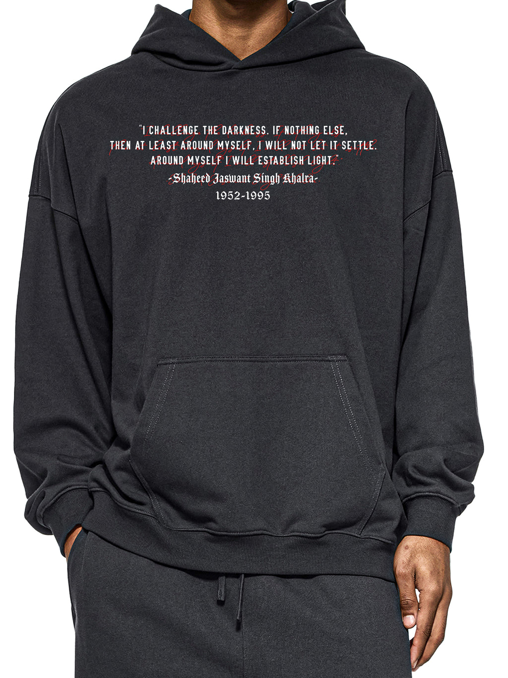 JASWANT SINGH KHALRA | Essential Heavyweight Hoodie | RisenRetro