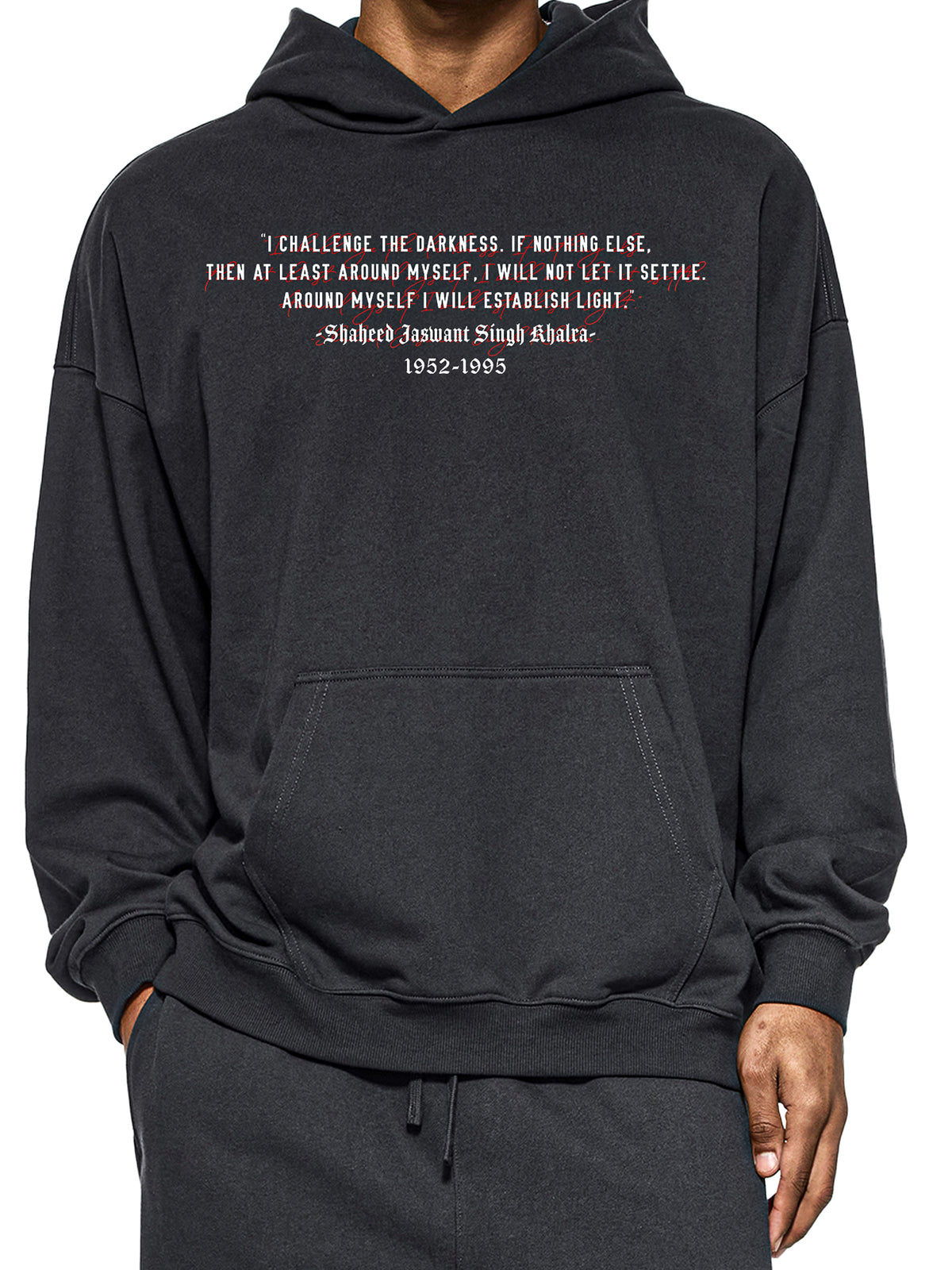 JASWANT SINGH KHALRA | Essential Heavyweight Hoodie | RisenRetro